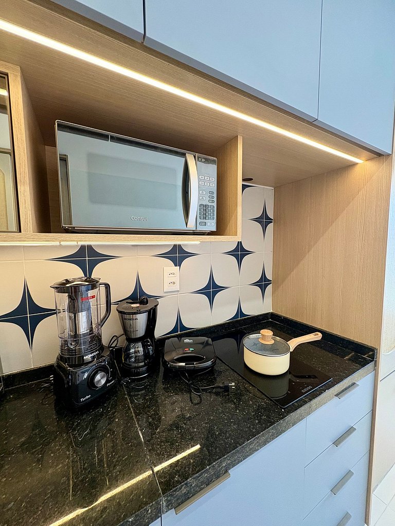 Studio sofisticado e acolhedor em Salvador