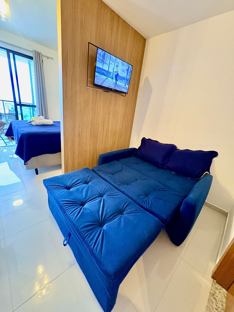 Studio 14º andar vista Mar e Cidade em Salvador