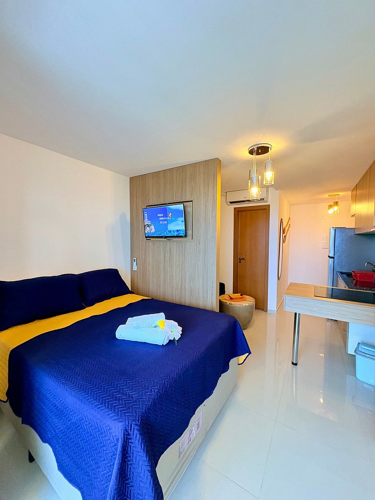 Studio 14º andar vista Mar e Cidade em Salvador