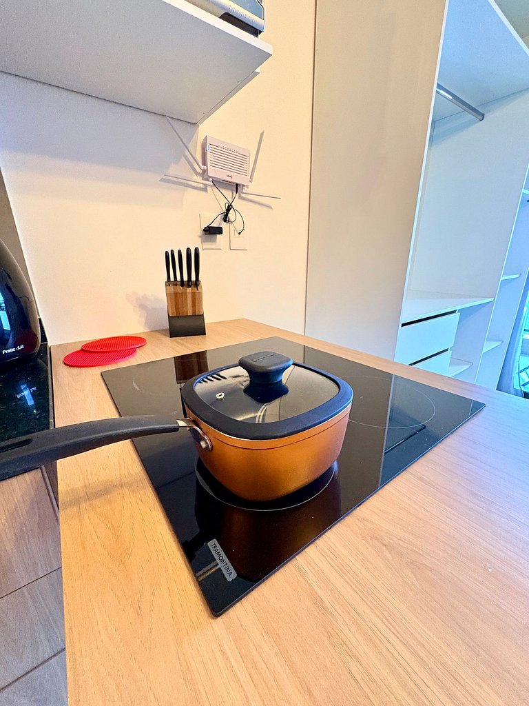 Studio 14º andar vista Mar e Cidade em Salvador