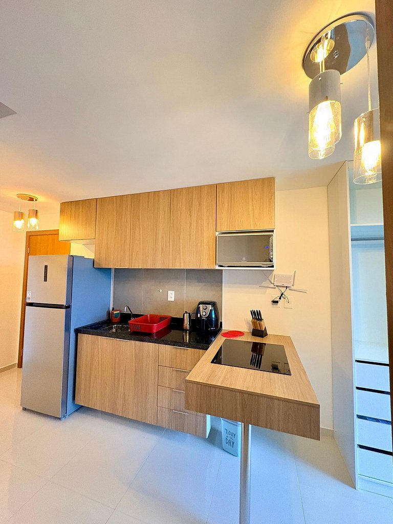 Studio 14º andar vista Mar e Cidade em Salvador