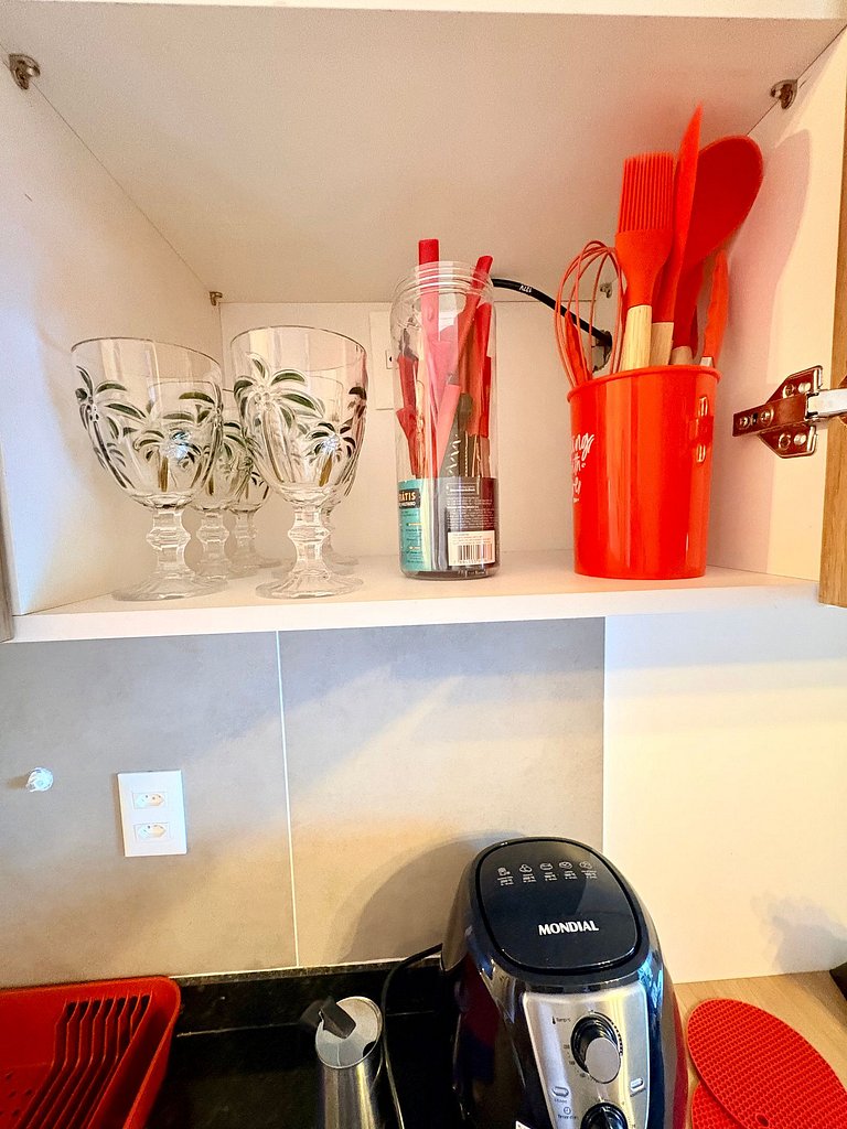 Studio 14º andar vista Mar e Cidade em Salvador