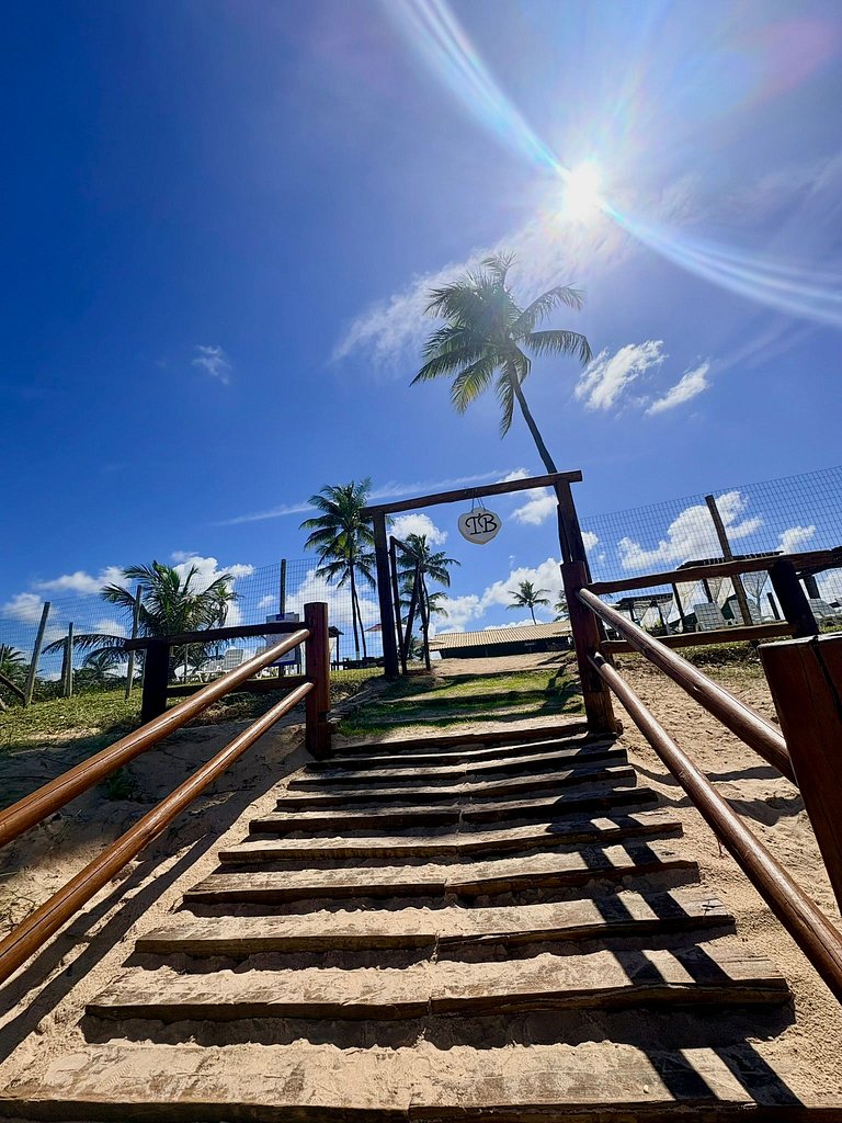 Pé na areia Tree Bies Resort
