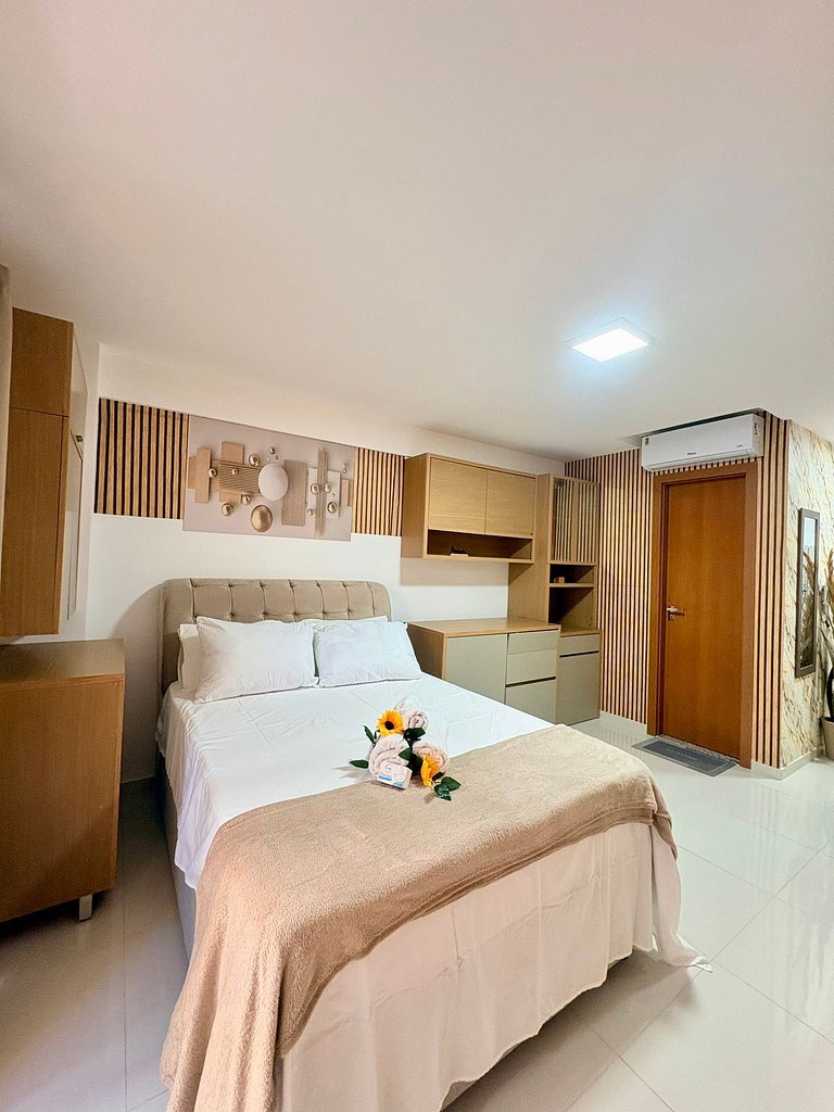 Studio moderno  a 100 metros do mar