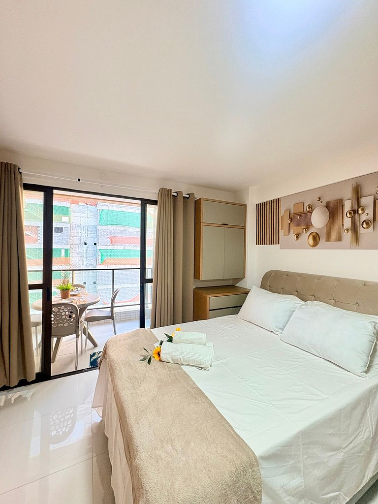 Studio moderno  a 100 metros do mar