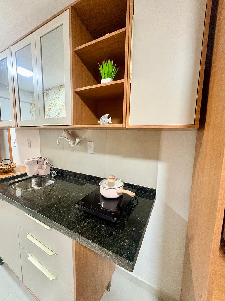 Studio moderno  a 100 metros do mar