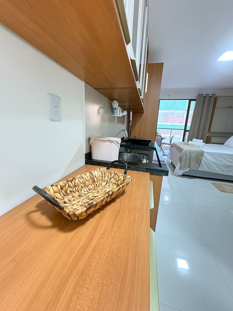 Studio moderno  a 100 metros do mar