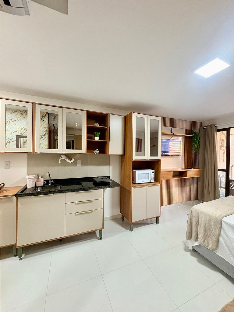 Studio moderno  a 100 metros do mar
