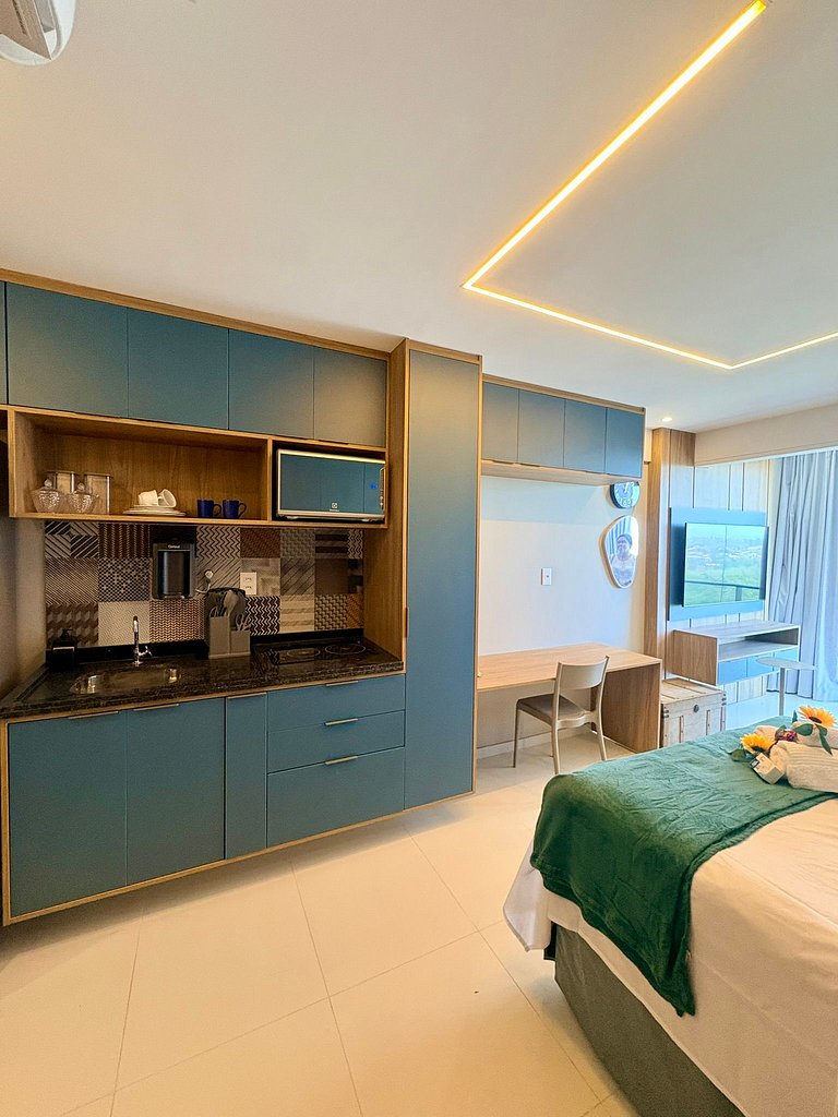 Studio moderno próximo a praia