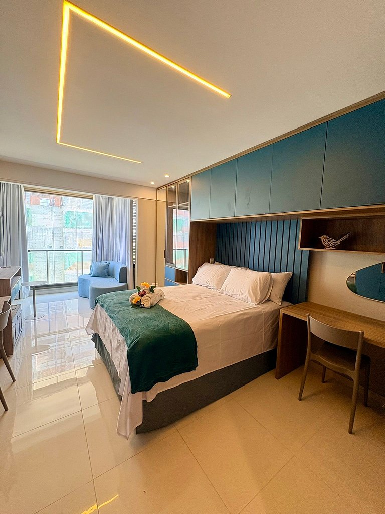 Studio moderno próximo a praia