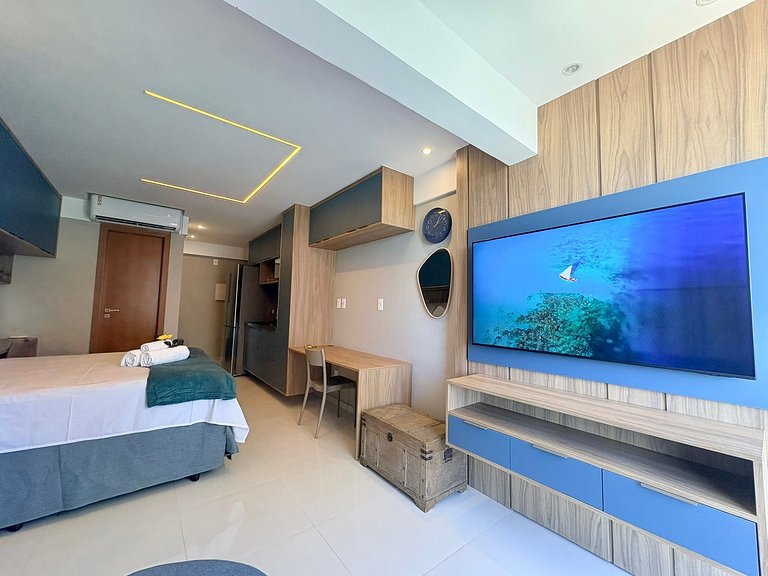 Studio moderno próximo a praia