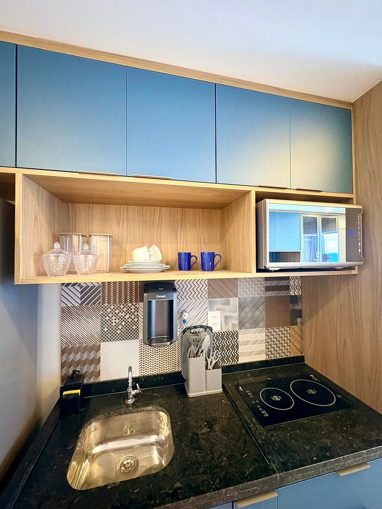 Studio moderno próximo a praia