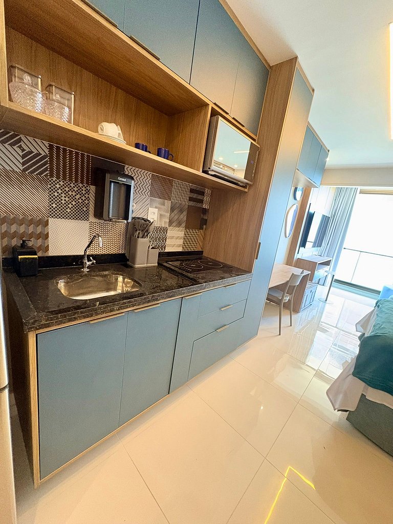 Studio moderno próximo a praia